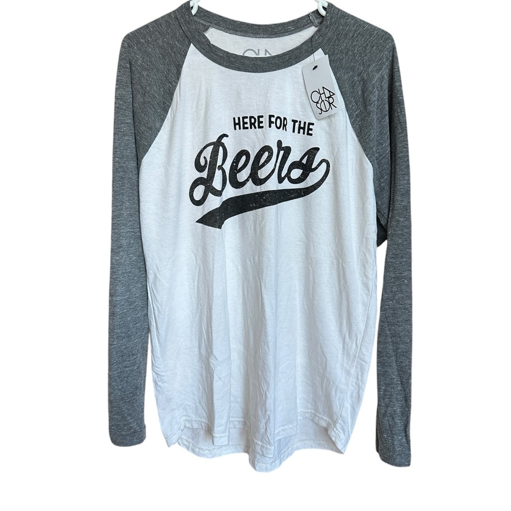 Chaser Jersey Here for the Beers Unisex L